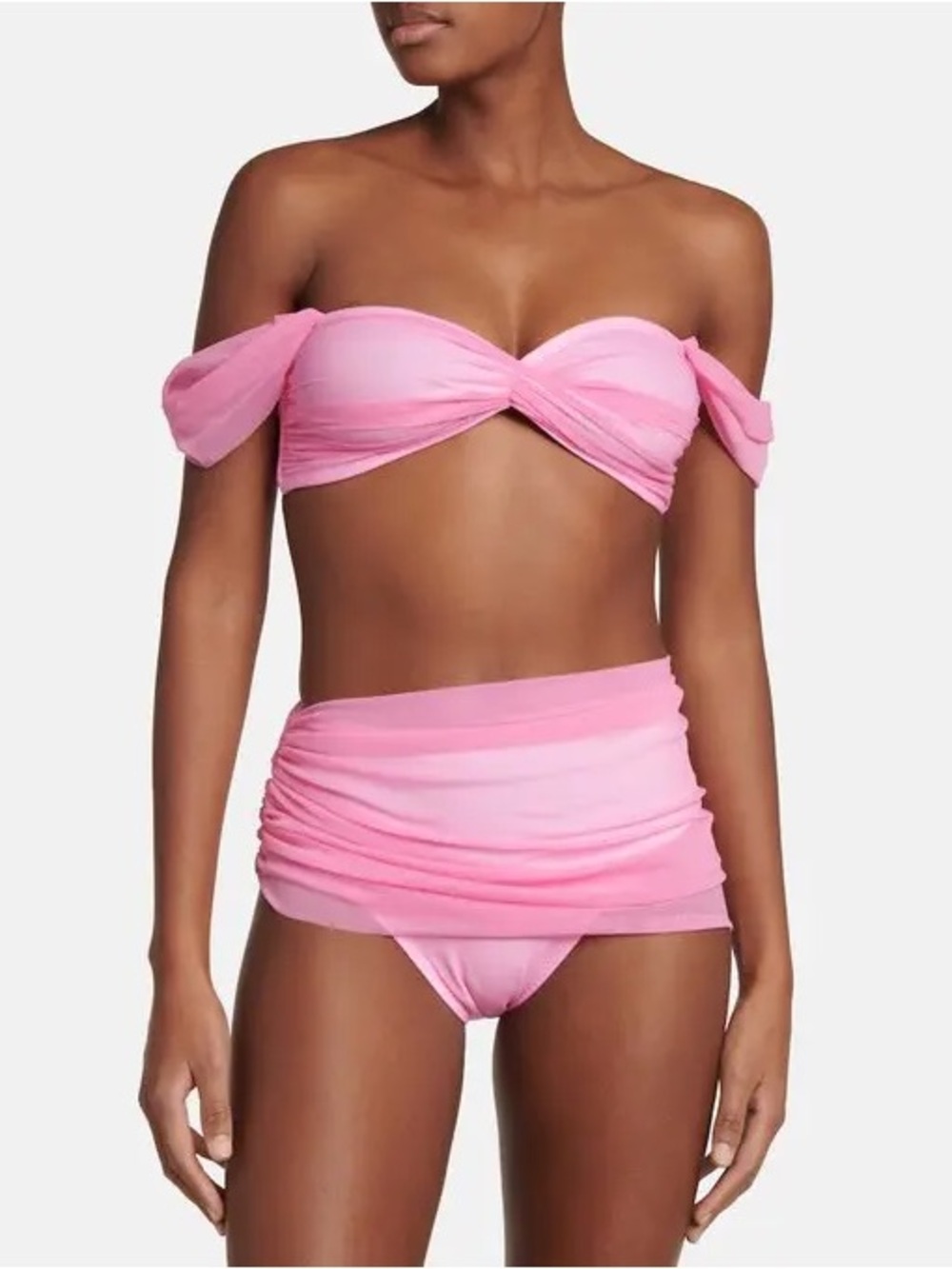 NWT Norma Kamali Diana Bottoms Candy Pink